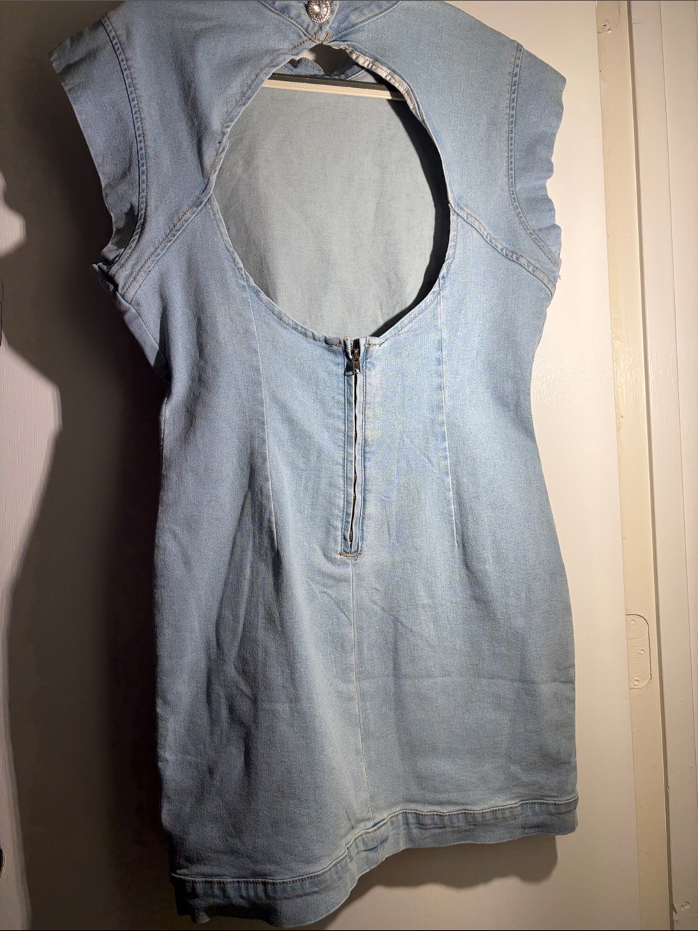 Denim Mini Dress - Picture 11 of 11